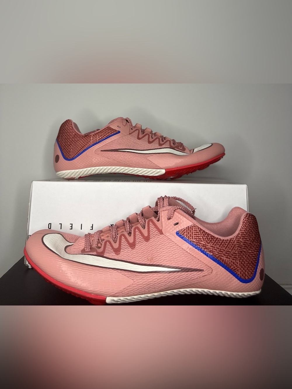 Nike Zoom Rival Sprint Size 9.5 Mens Track Running Spikes HQ2061-600